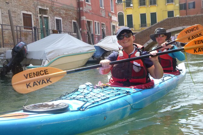 2 Hour Venice Canal Kayak Tour - Premium experience by day - Main route through Venice canals: quieter water, real boat traffic