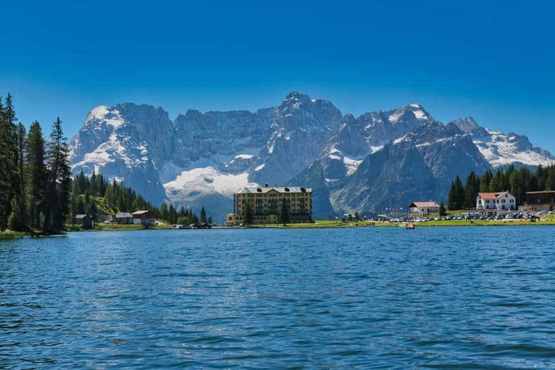 From Venice: The Best of the Dolomites Mountains Day Trip - Lake Auronzo: dam walk photo stop with a water-sound bonus