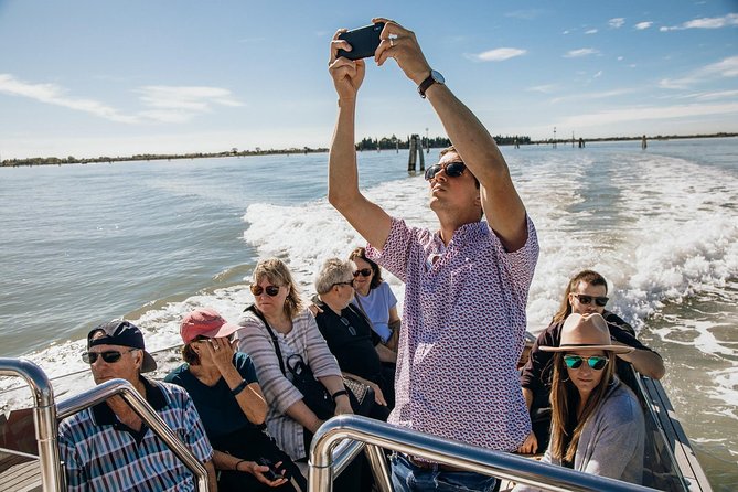 Murano Burano Islands Boat Tour Glass Factory & St Erasmo Winery - The lagoon boat transfer: your Venice intro on water