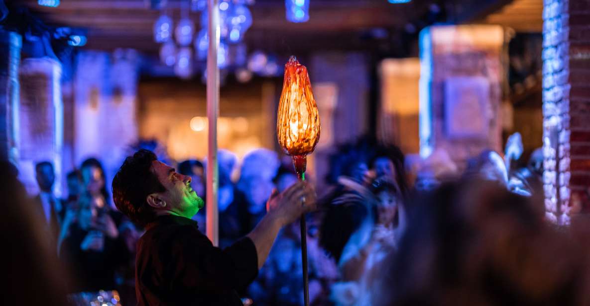 Murano: Glass Blowing Demonstration with Optional Drinks - Listening to music written for the moment