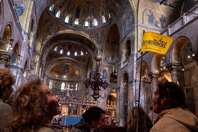 St. Mark’s Basilica Guided Tour with Venice Canals Gondola Ride - Entering St. Mark’s Basilica with fast-track help