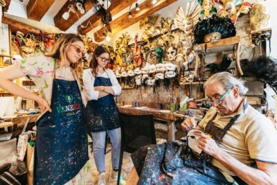 Venice: Carnival Mask Workshop - Carnival mask tradition, explained the way an artisan actually tells it