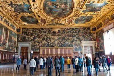 Venice: Doge's Palace Guided Tour With Tickets & Optional Gondola - Piazza San Marco stop: Clock Tower and Marble Lions as your orientation