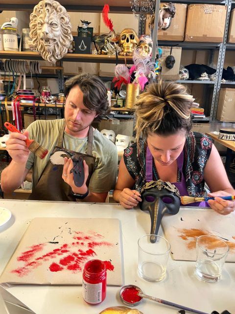 Venice: Venetian Masks Workshop - The Masks You Choose: Paper-Mâché Bases and Real Decorative Options