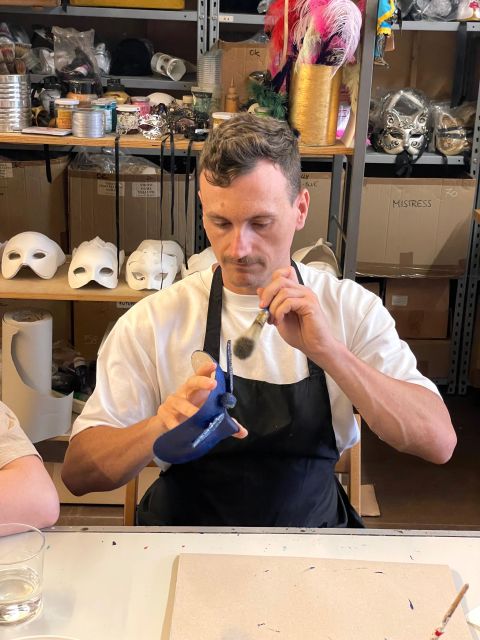 Venice: Venetian Masks Workshop - Learning Venetian Mask Types: Commedia, Bauta, Moretta, and Peste